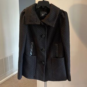Mackage Black Pea Coat